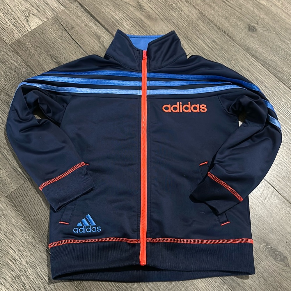 Adidas light weight zip up athletic jacket
